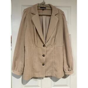 Anthropologie’s Current Air Corduroy Blazer